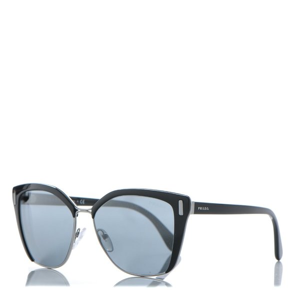 Prada Accessories - PRADA SPR 56T Cat-Eye Black Authentic Sunglasses